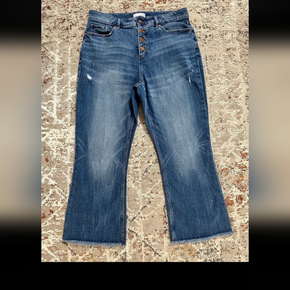 Loft high waist kick crop